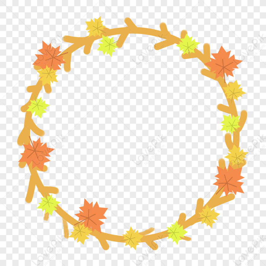 Wreath Border PNG Transparent And Clipart Image For Free Download ...