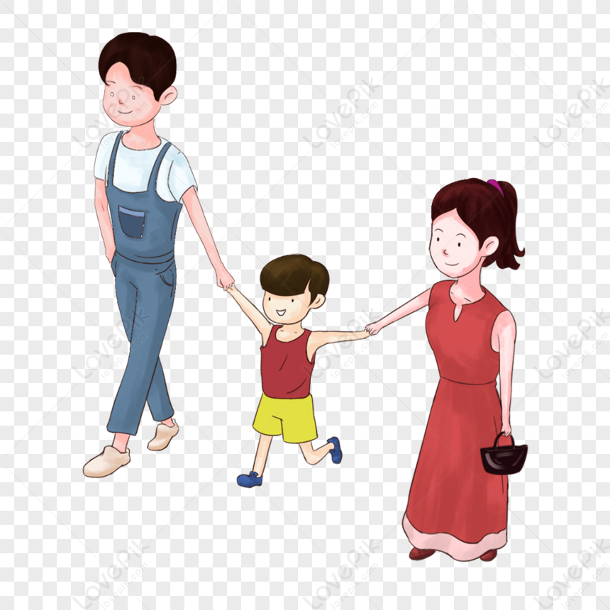 A Family Of Three PNG Picture And Clipart Image For Free Download ...