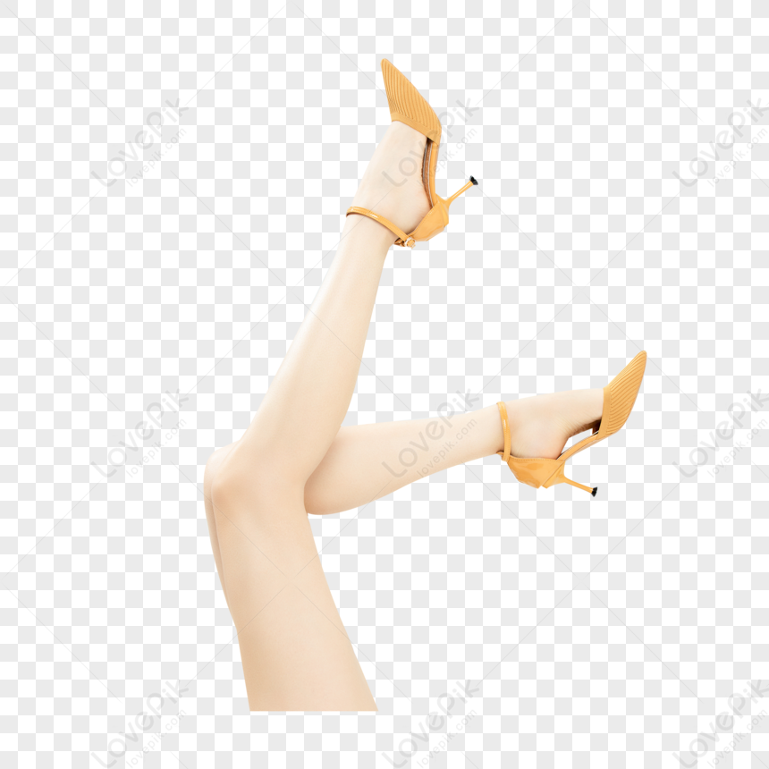 Фотография на тему Сексуальные скрещенные женские ноги в туфлях на каблуках | PressFoto