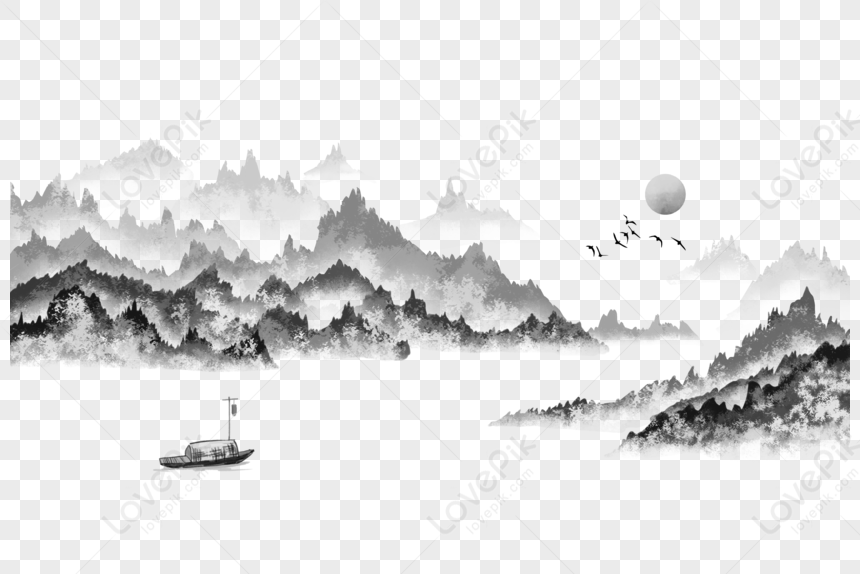 Chinese Landscape Painting PNG Transparent Image And Clipart Image For ...