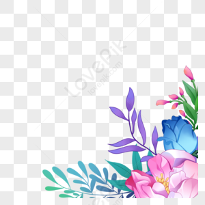 Border Corner Flower PNG Images With Transparent Background | Free Download  On Lovepik