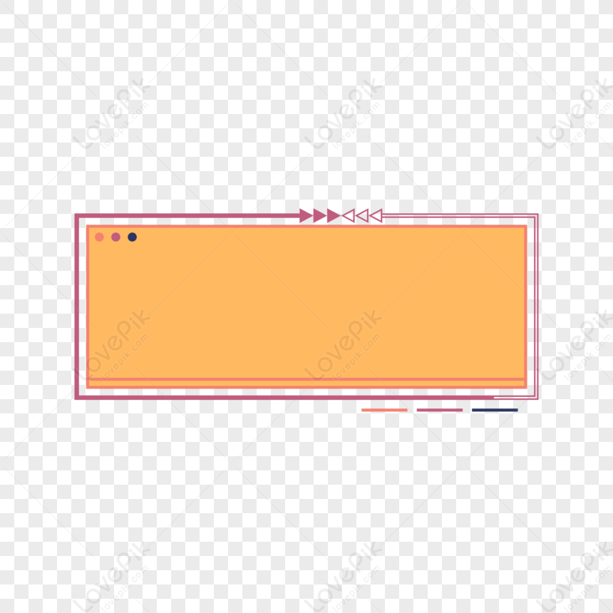 Simple Color Block Dialog Title Bar PNG Transparent And Clipart Image ...