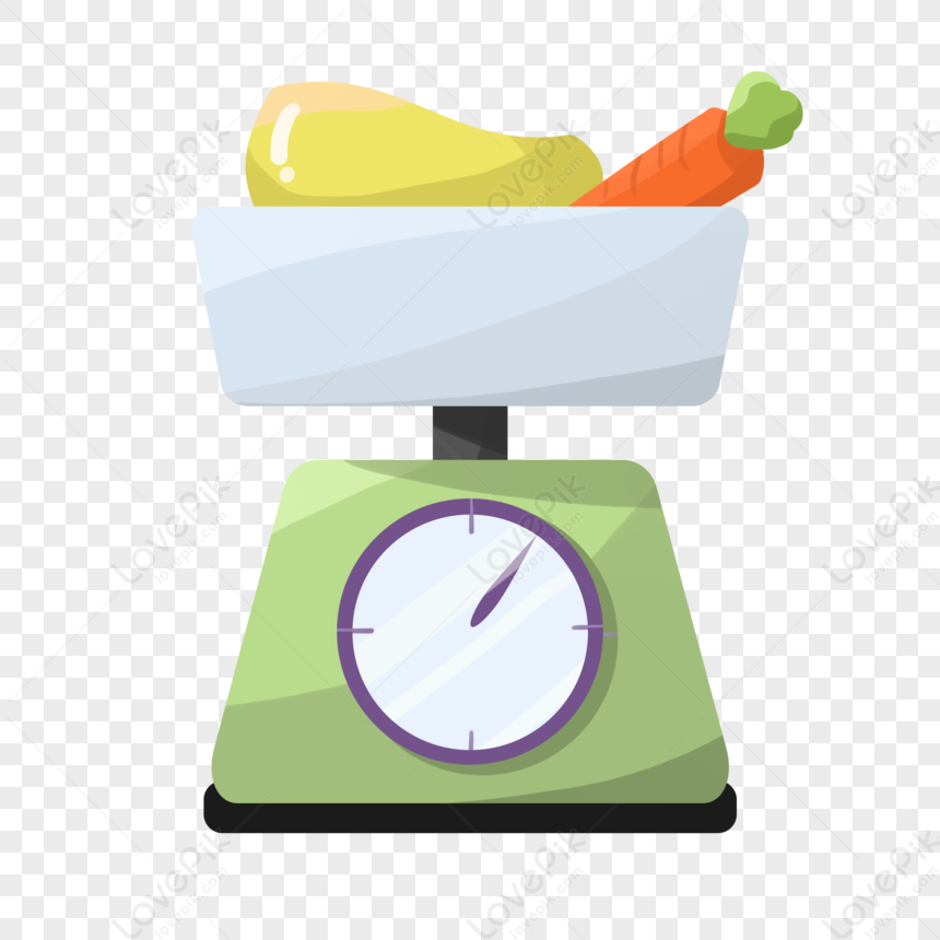 Food Scale Clipart Transparent PNG Hd, Food Scale Cute Design