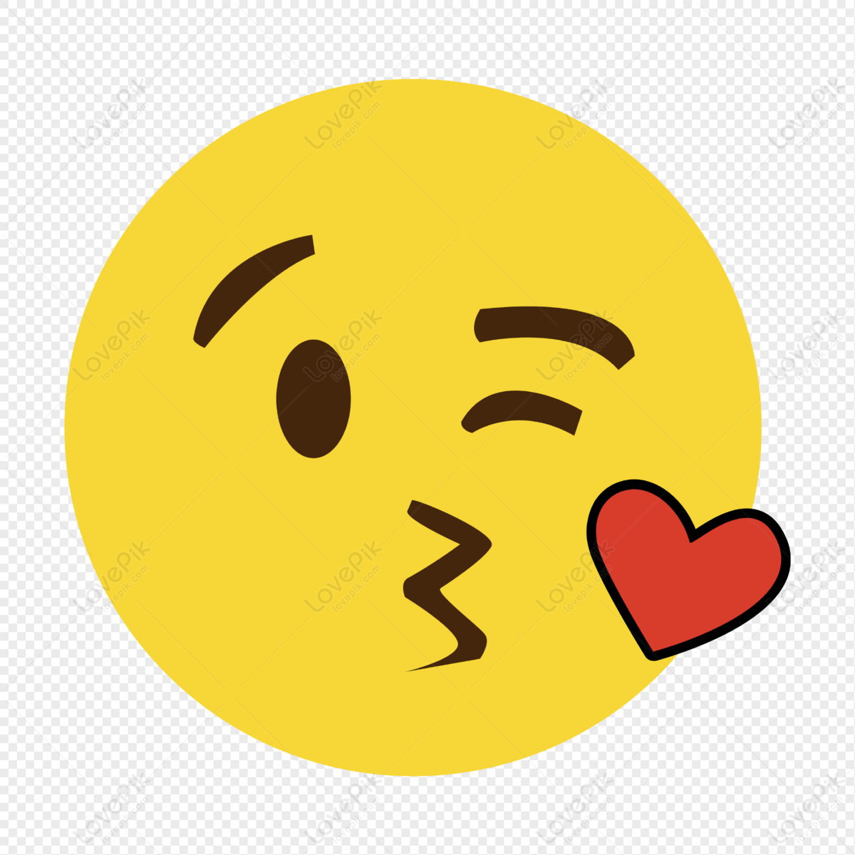 Blowing Kiss Emoji Blow Kiss Kiss Emoji Loving Emoji Free Png And Clipart Image For Free