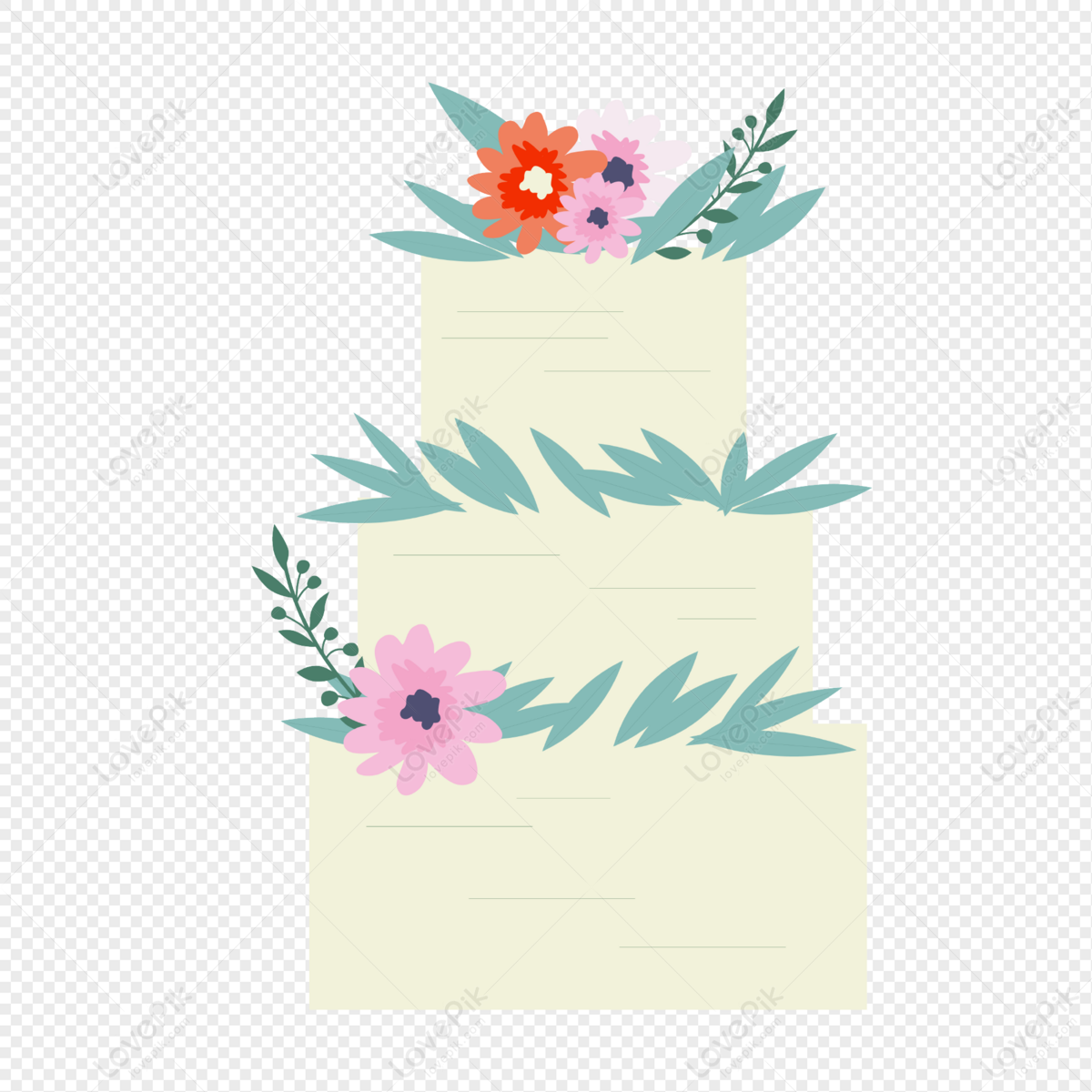 Pastel De Flores PNG Imágenes Gratis - Lovepik