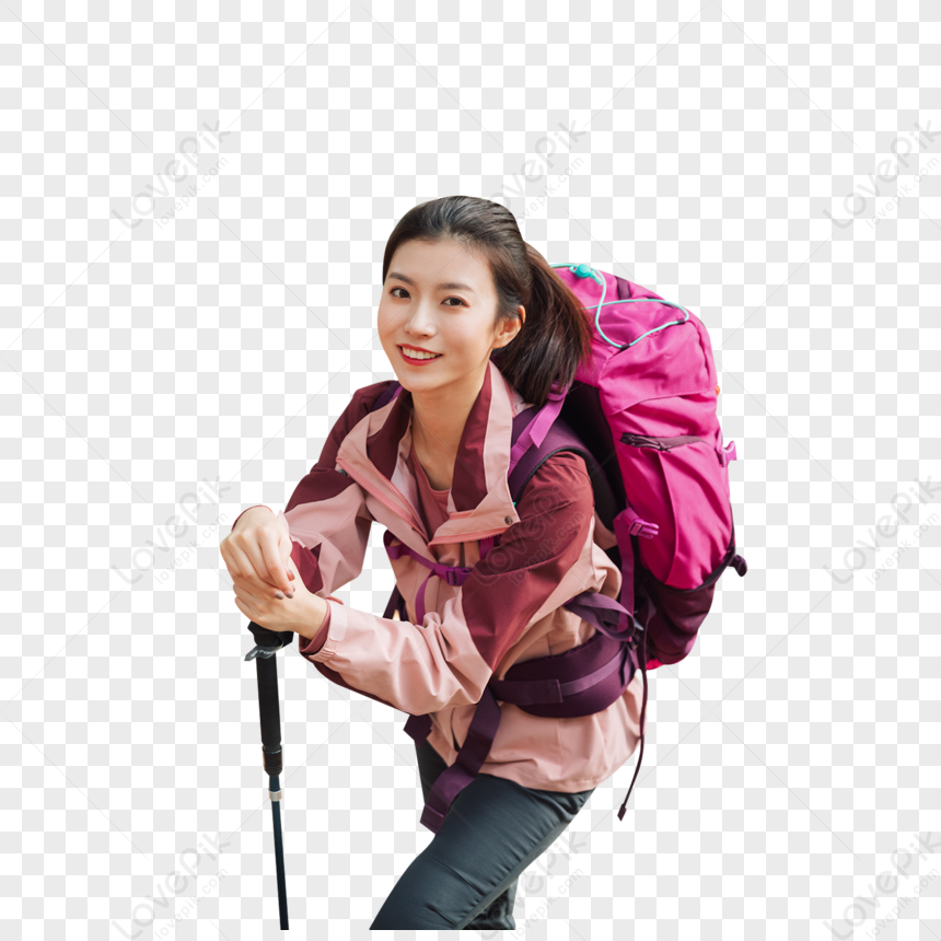 Girl Hiking Image PNG Picture And Clipart Image For Free Download ...