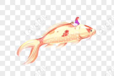 Girl Riding A Koi PNG Images With Transparent Background | Free ...