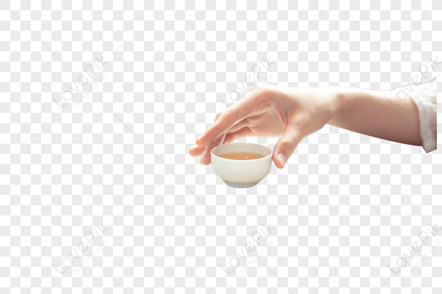 Hand Holding A Tea Bowl Png Picture And Clipart Image For Free Download -  Lovepik | 401648905