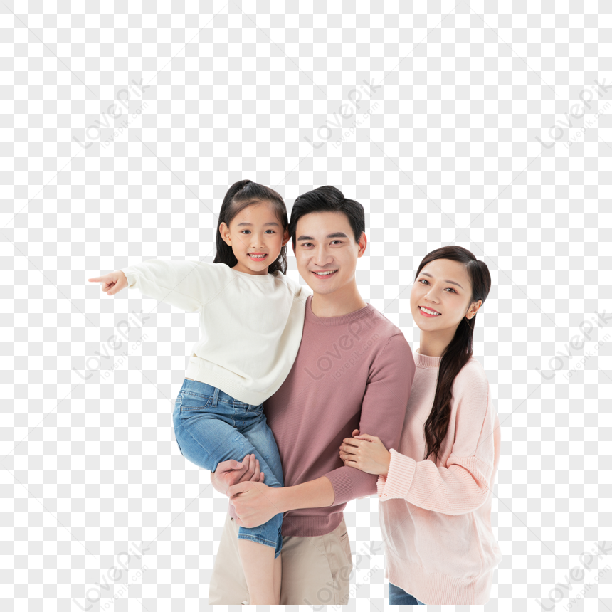 ảnh Hình ảnh Gia đình Ba Người Hạnh Phúc Tải Xuống Miễn Phí, ảnh lá rụng,  cha, hạnh phúc đẹp Trên Lovepik