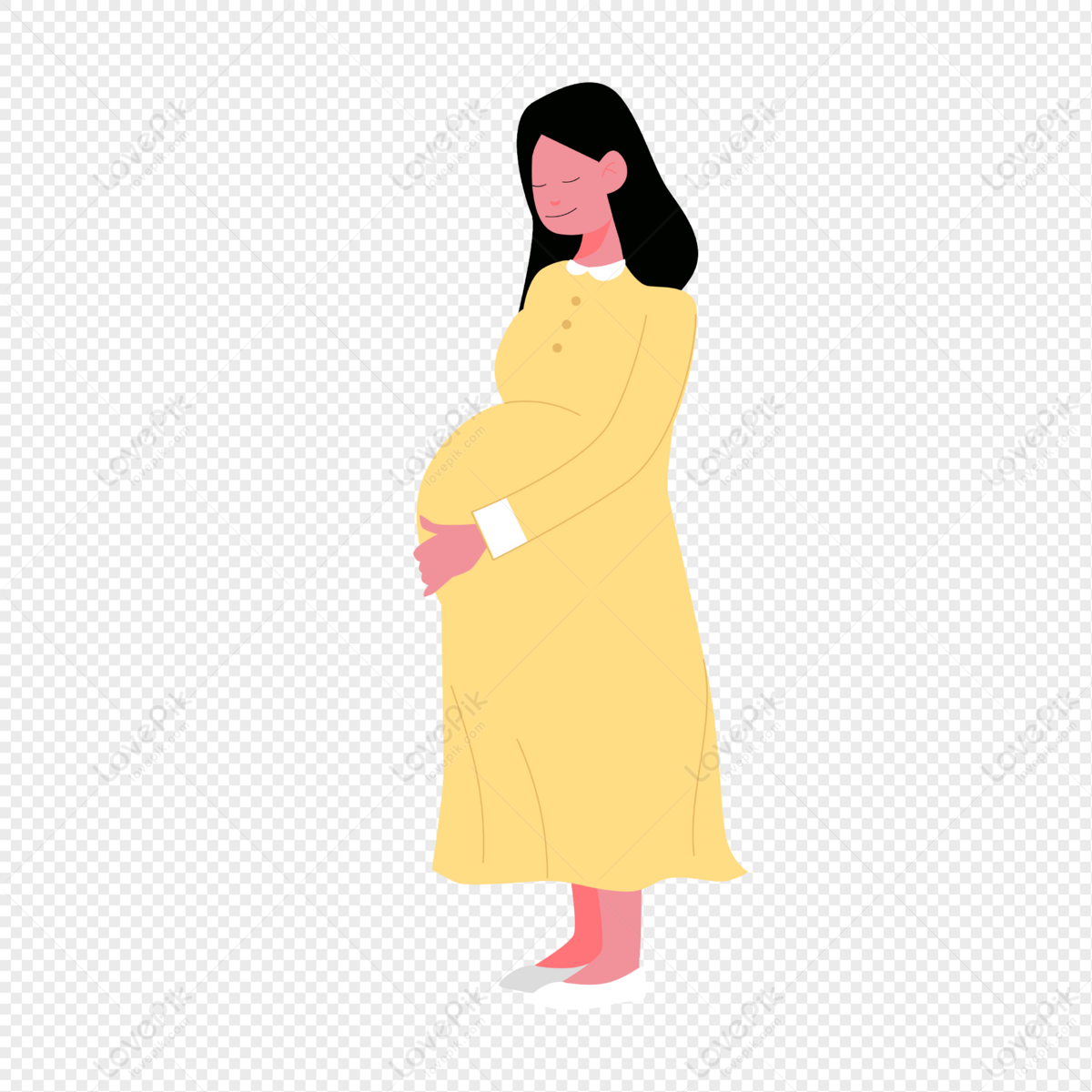 Mujer Embarazada PNG Imágenes Gratis - Lovepik