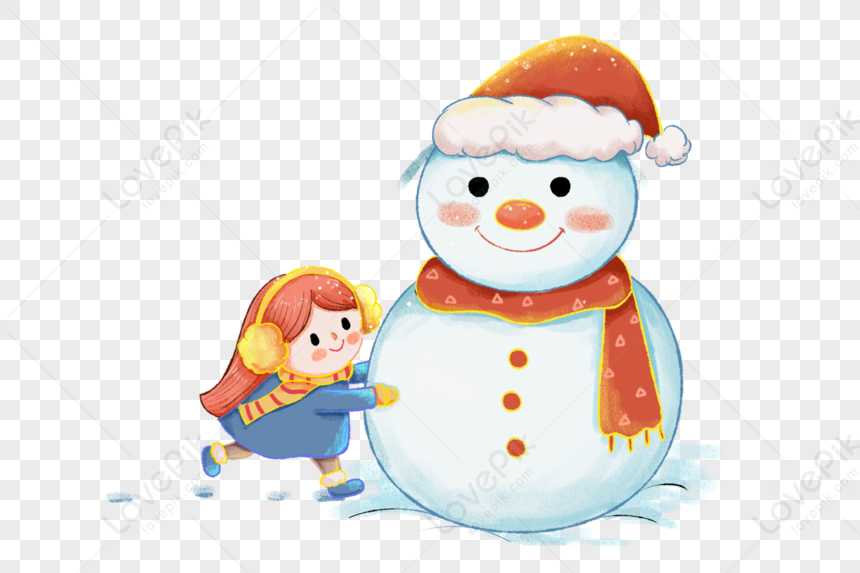 Muñeco de nieve mujer, muñeco de nieve, diverso, invierno, mujer png