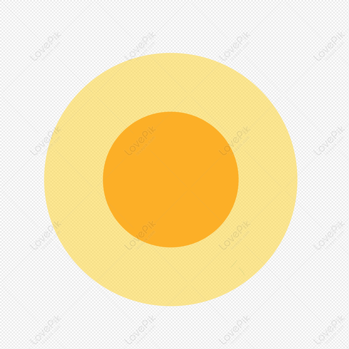 yellow circle transparent background