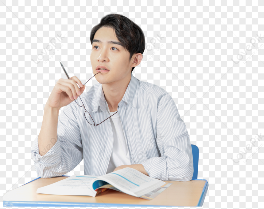 Young Men Study Hard, Young, Men, Book PNG White Transparent And ...