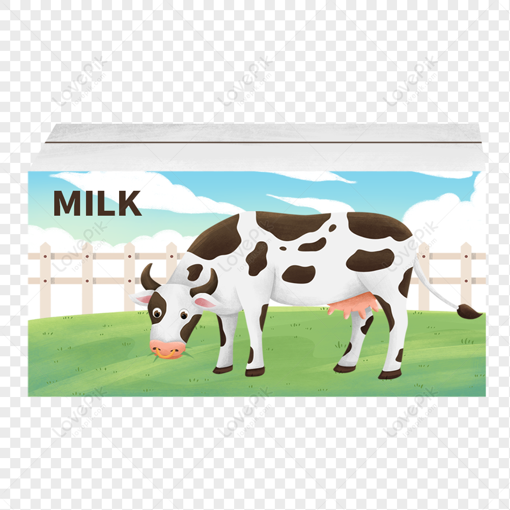 Bộ 50 sticker đồ vật dễ thương, nhãn dán cute hình hộp sữa, cây xanh STI11