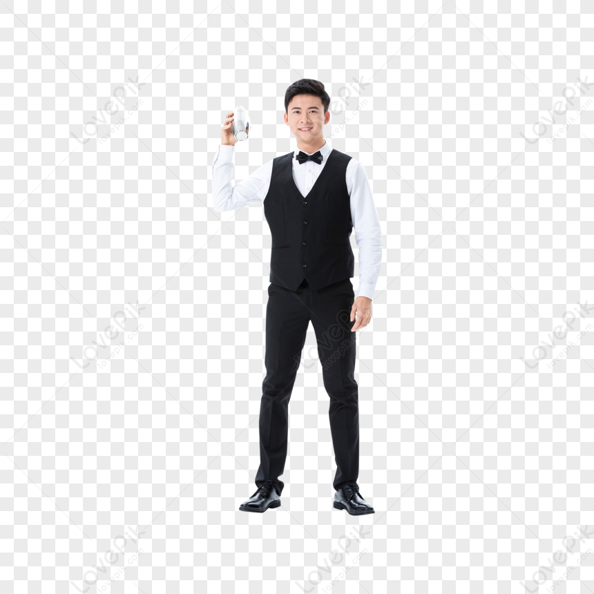 Bartender Image, Bartender Image, Characters, Waiter PNG Transparent