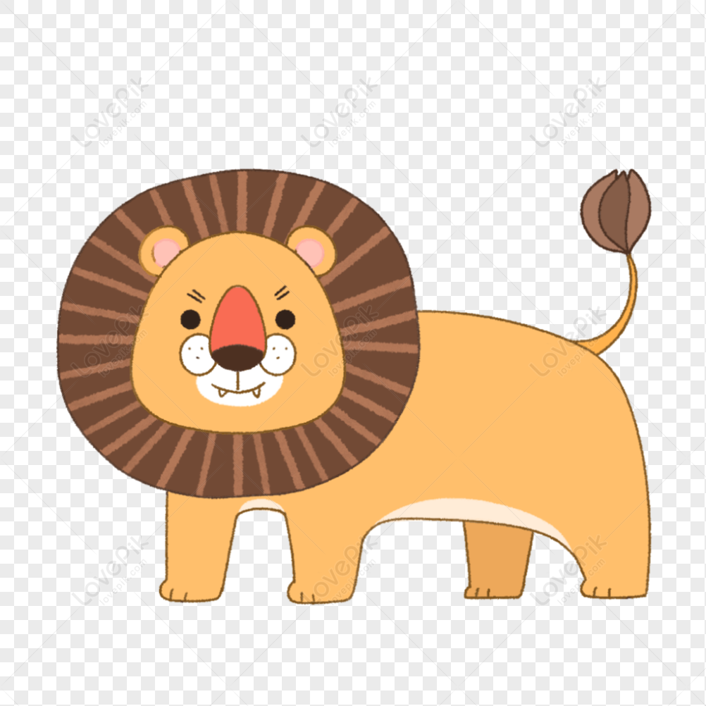 Cartoon lion Cut Out Stock Images & Pictures - Alamy