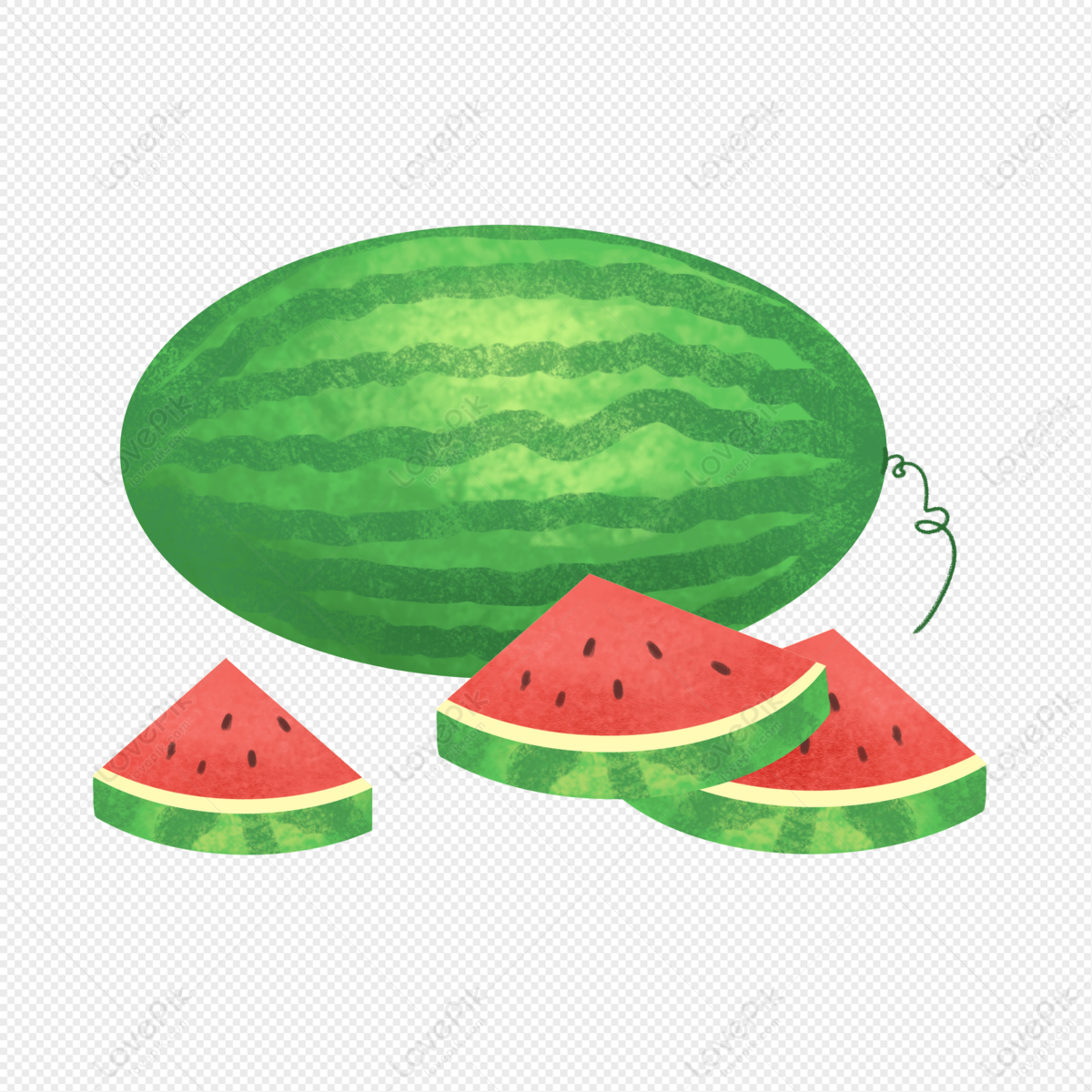 How To Draw A Watermelon | Colored Pencil Tutorial (Very Easy) - YouTube