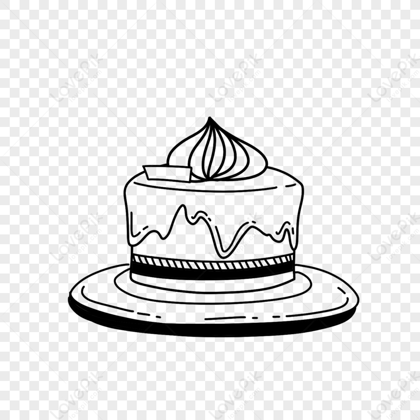 Birthday Cake Icon Clipart Birthday Cake Tart - Birthday Cake Outline Png -  Free Transparent PNG Clipart Images Download