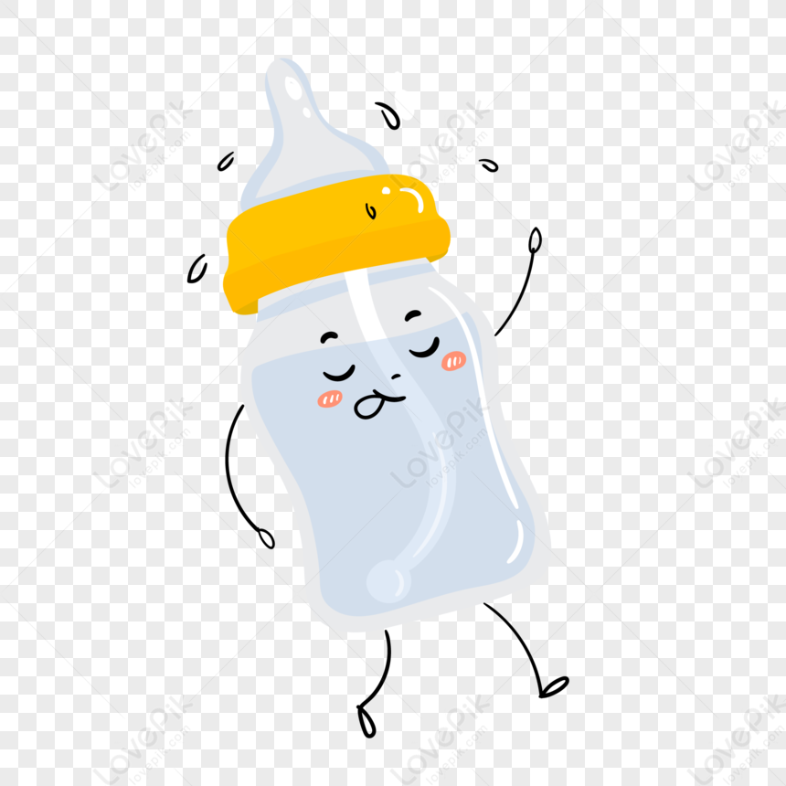 Cartoon Baby Bottle PNG White Transparent And Clipart Image For Free  Download - Lovepik | 401735282