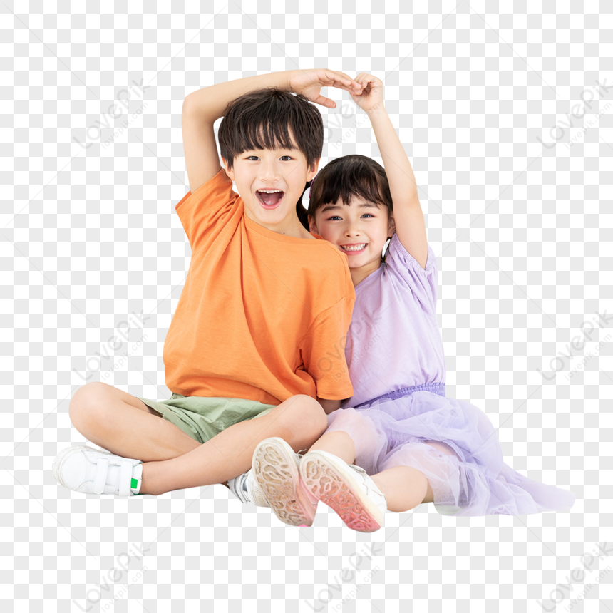 Children Grow Up Happily In Childhood, Growing Up, Material, Growth PNG ...