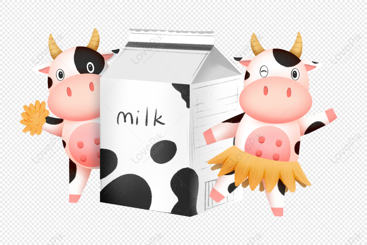 Cows Dancing Around Milk PNG Transparent Background And Clipart Image For  Free Download - Lovepik | 401734800