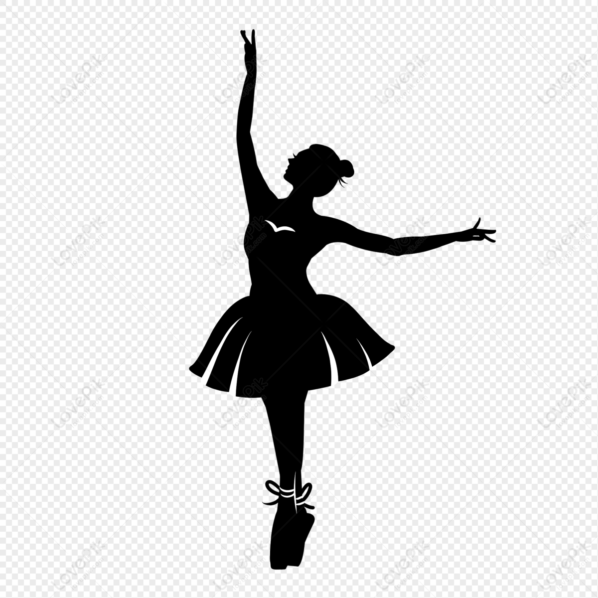 Lovepik Dancing Girl Silhouette Png Image 401746195 Wh1200 