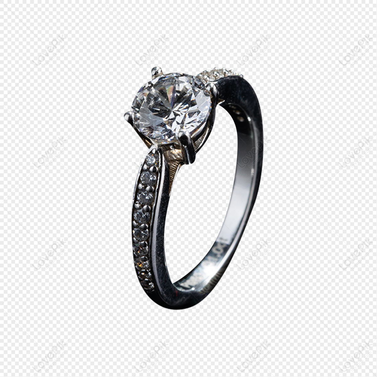 0.9 ct. Natural Diamond Engagement Ring in Platinum | Shane Co.