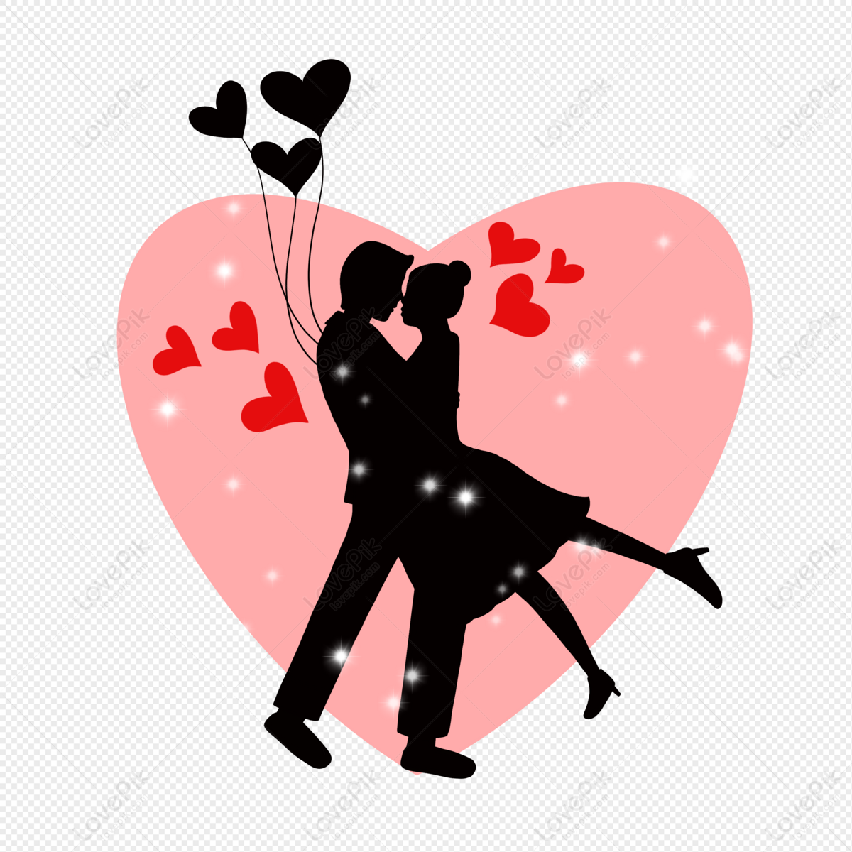 Embracing Couple Black Silhouette PNG Free Download And Clipart Image For  Free Download - Lovepik | 401724993