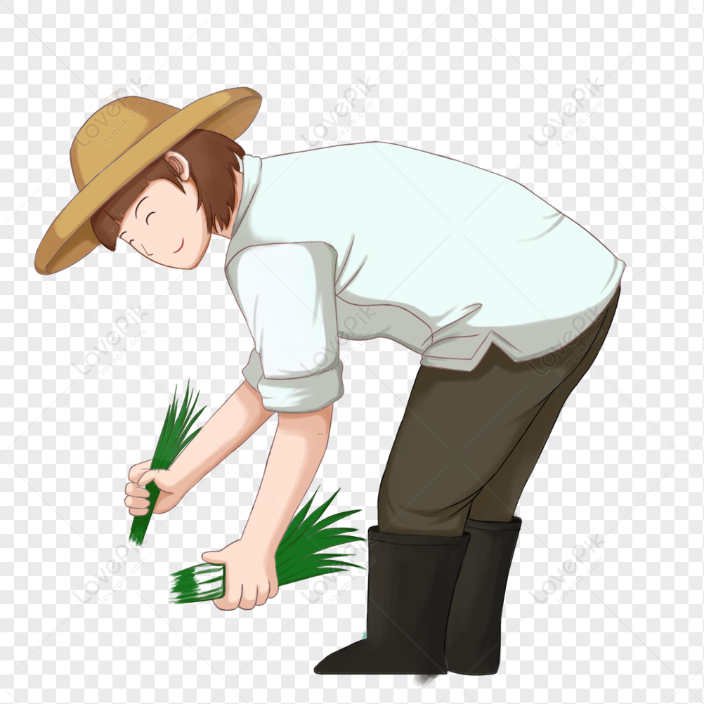 Farmers Planting Seedlings PNG Image Free Download And Clipart Image ...
