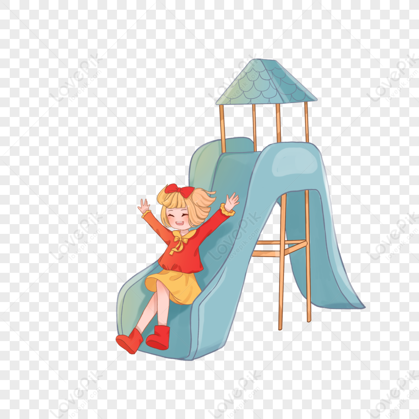 Girl Slide PNG Transparent Background And Clipart Image For Free ...