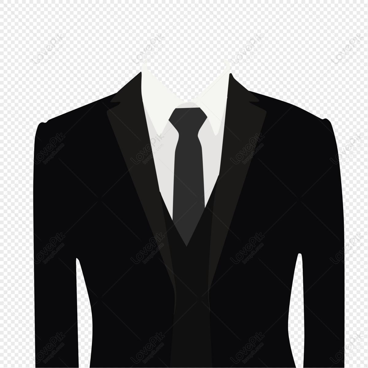 Suit Free White Transparent, Free Cartoon Black Suit, Colorful Tie, White  Shirt, Yellow Suit PNG Image For Free Download