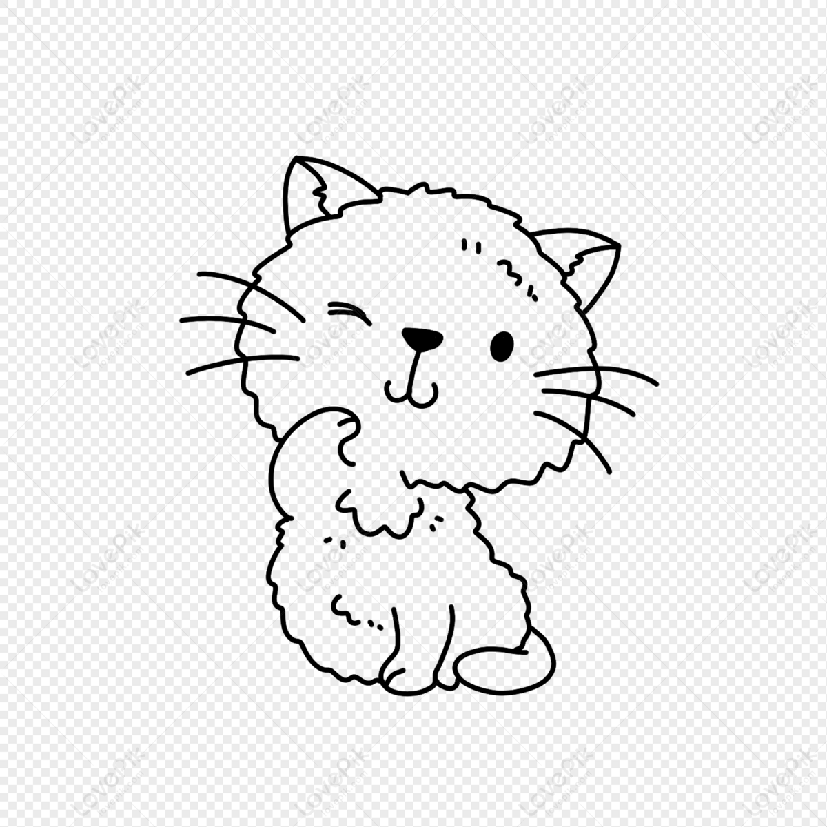 Hình ảnh Hình Con Mèo Con PNG Miễn Phí Tải Về - Lovepik