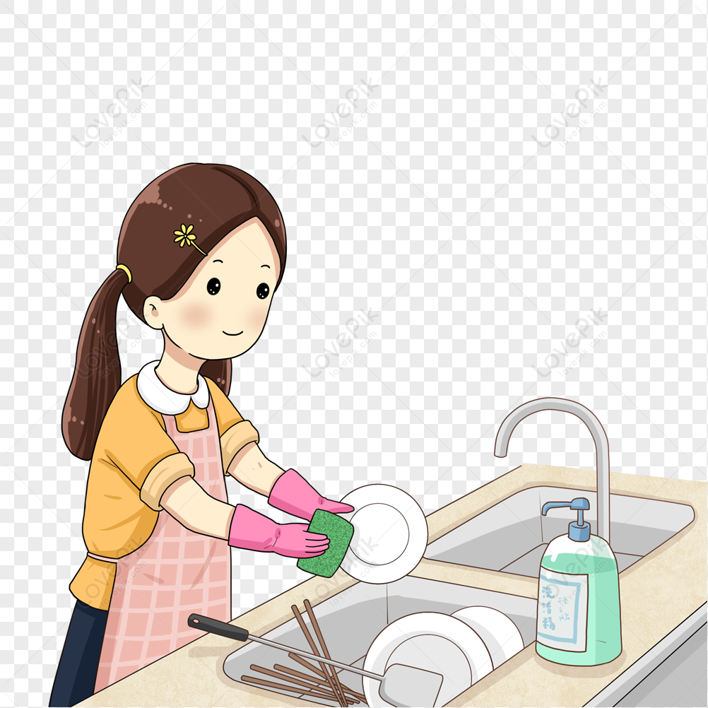 Labor Day Girl, May 1, Labor, Bowl PNG Transparent Background And ...