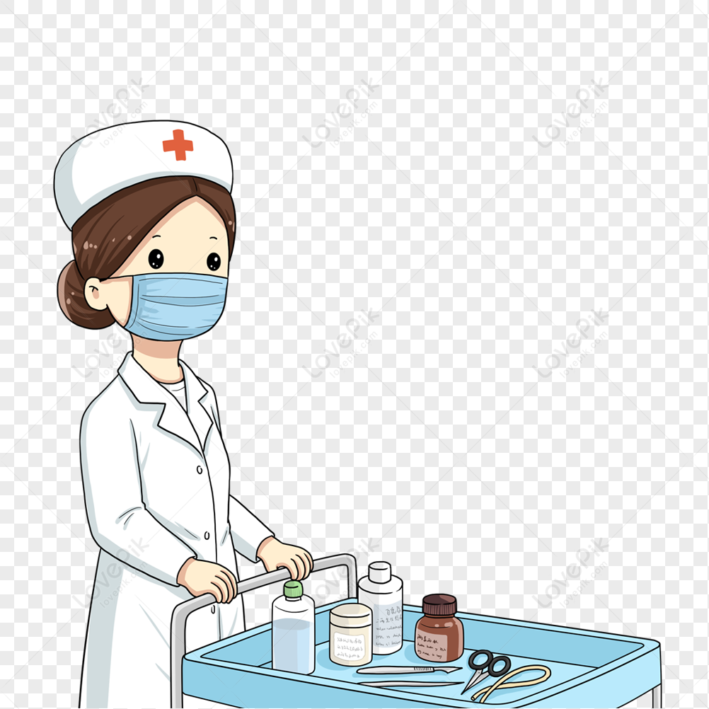 Little Nurse At Work PNG Transparent And Clipart Image For Free Download -  Lovepik | 401718726