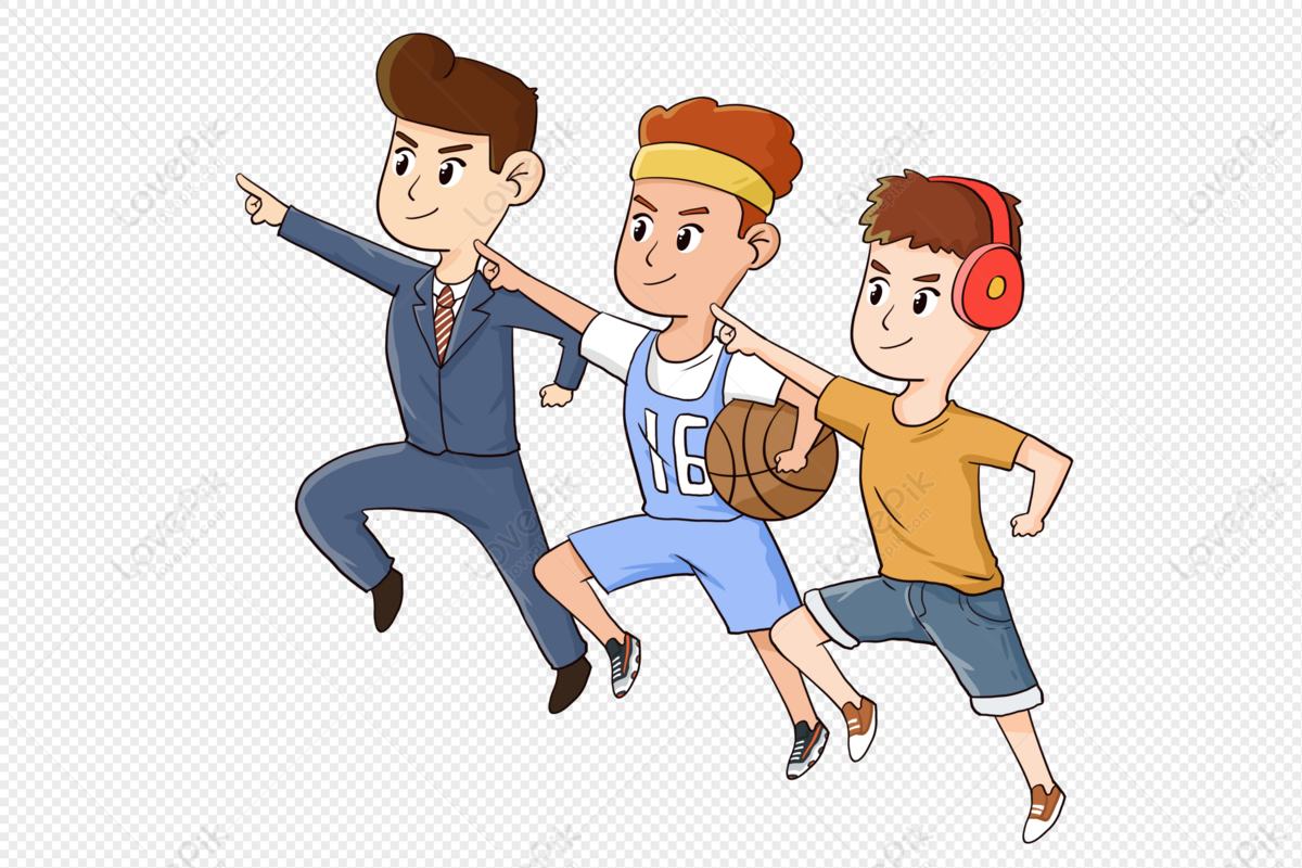 flying people clipart png