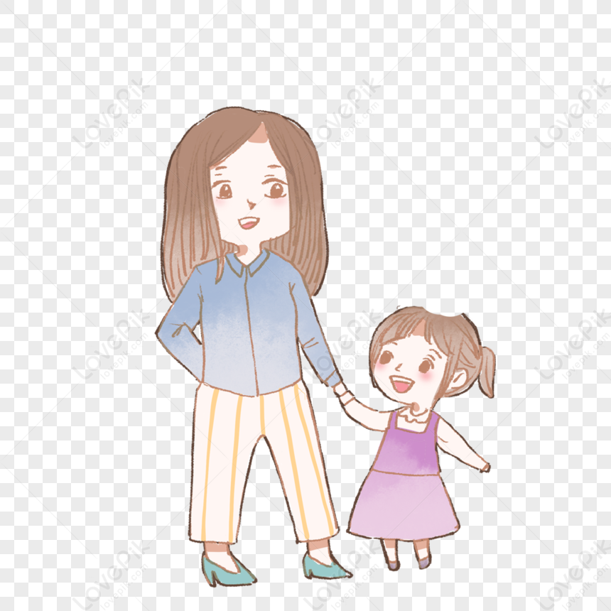 Mother Holding Her Baby PNG Transparent Image And Clipart Image For ...