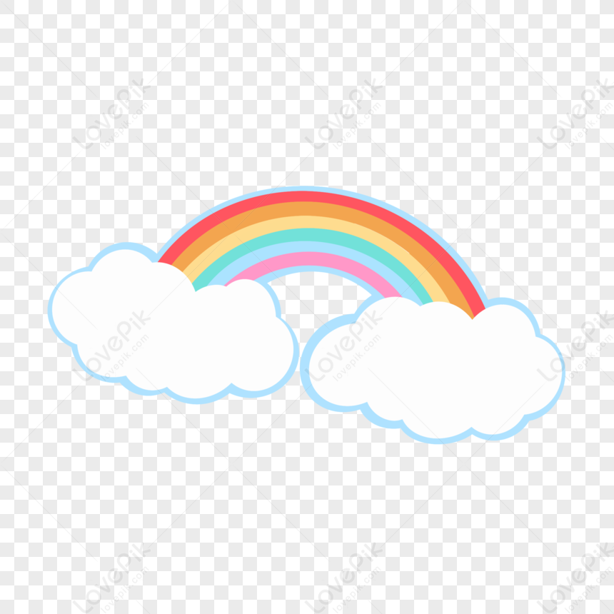 Rainbow PNG White Transparent And Clipart Image For Free Download ...