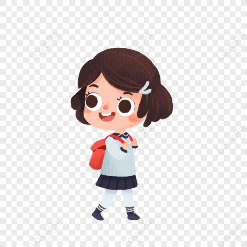 School Girl, School Girl, Little Girl, Girl PNG Transparent Background ...