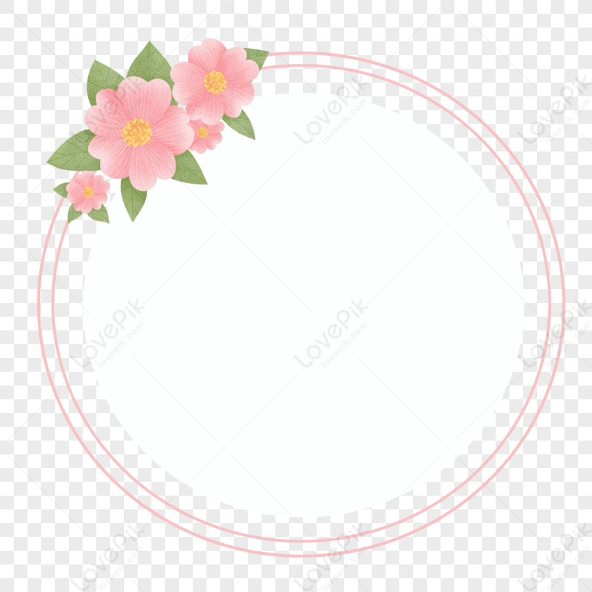 Spring Noon Flower Border PNG White Transparent And Clipart Image For ...
