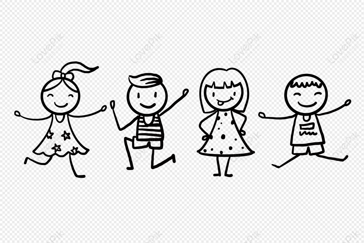 Dust Brush Drawing Stick Figure Small Fresh PNG Images