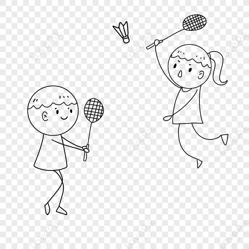 Company Knead Saving Stick Figure Of A Villain Playing Badminton PNG Hd Transparent Image And  Clipart Image For Free Download - Lovepik | 401725004