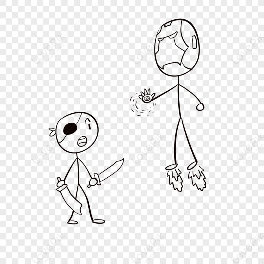 Stickman Fighting Clipart Images, Free Download