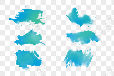 Watercolor Strokes PNG Images With Transparent Background | Free ...