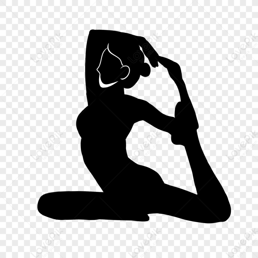 Yoga Lotus position Exercise, Yoga, physical Fitness, silhouette, sports png  | PNGWing