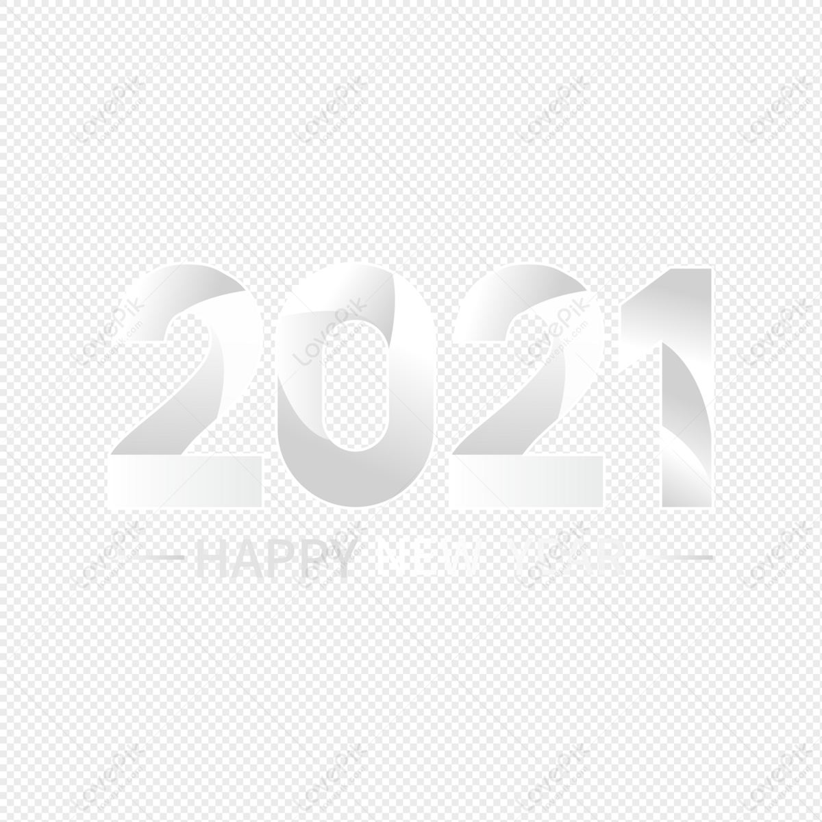 2021 Creative Word, 2021 Silver, Creative, Gradient Free PNG And ...