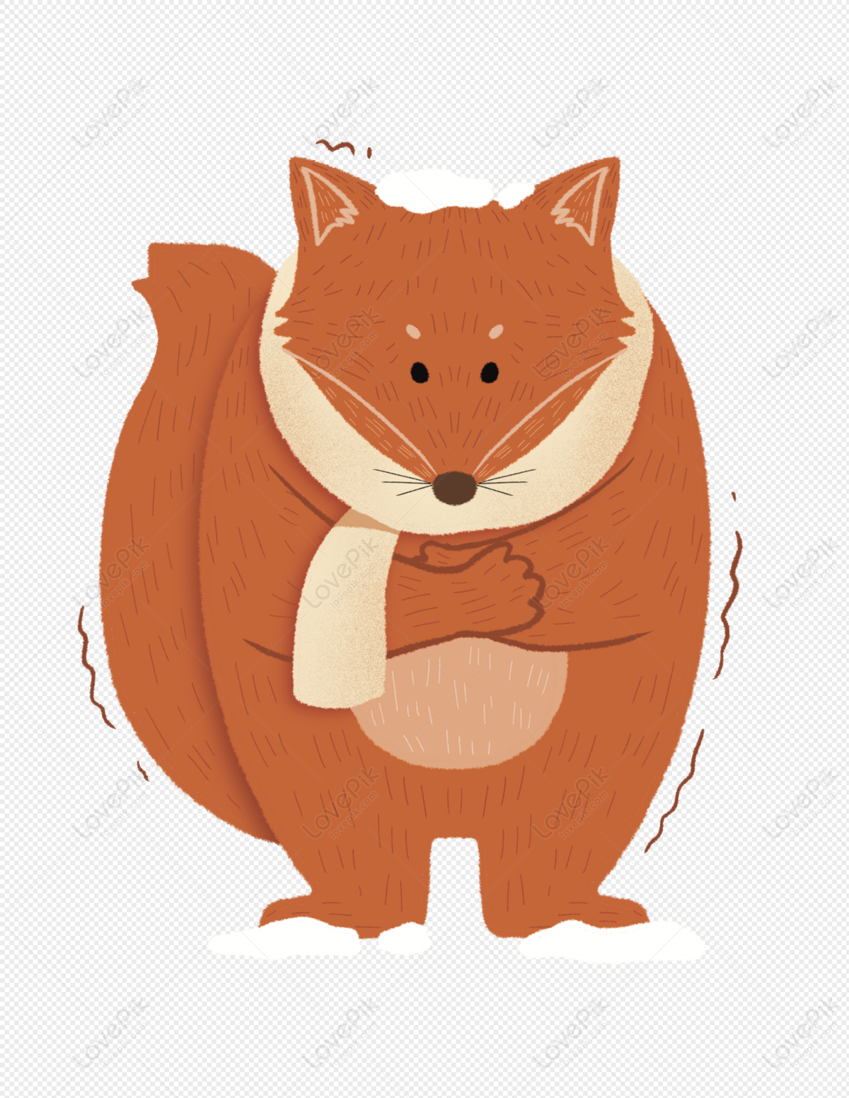 Cartoon Winter Animal Fox PNG Transparent Image And Clipart Image For Free  Download - Lovepik | 401879147
