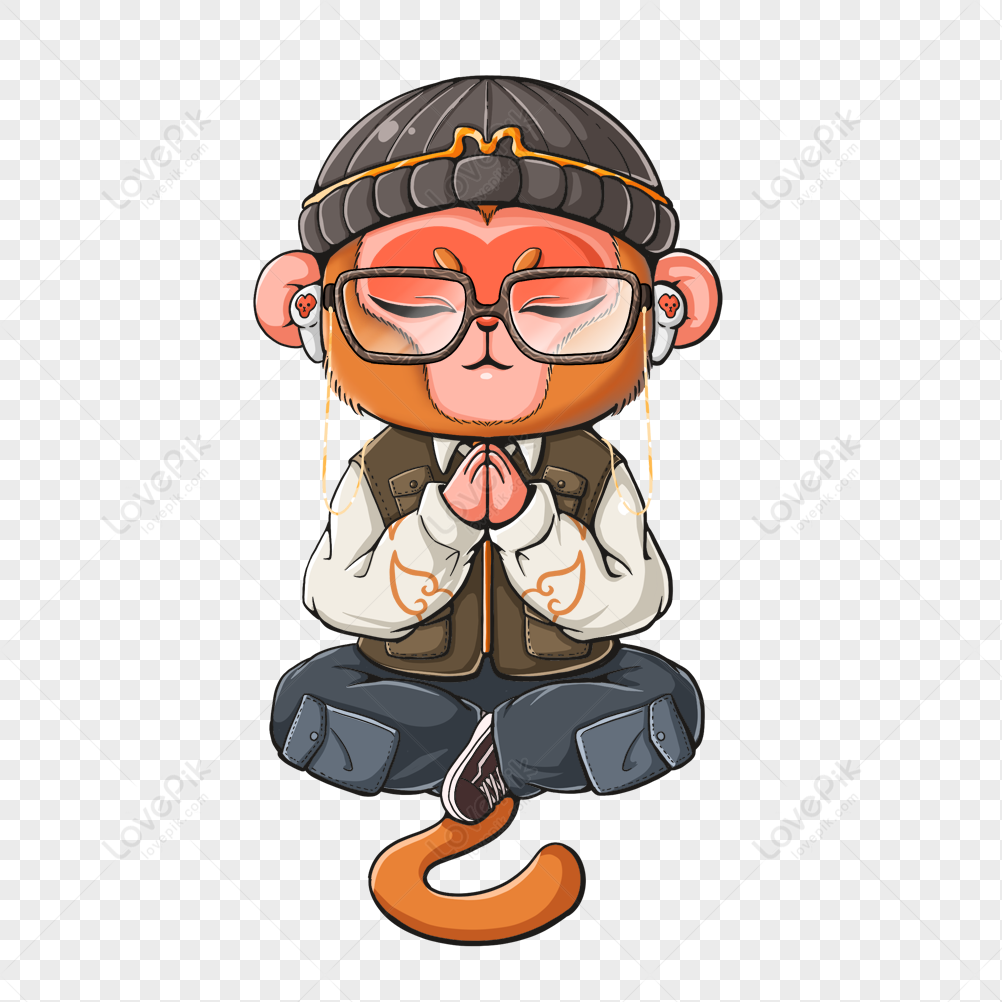 chinese new year monkey clipart image