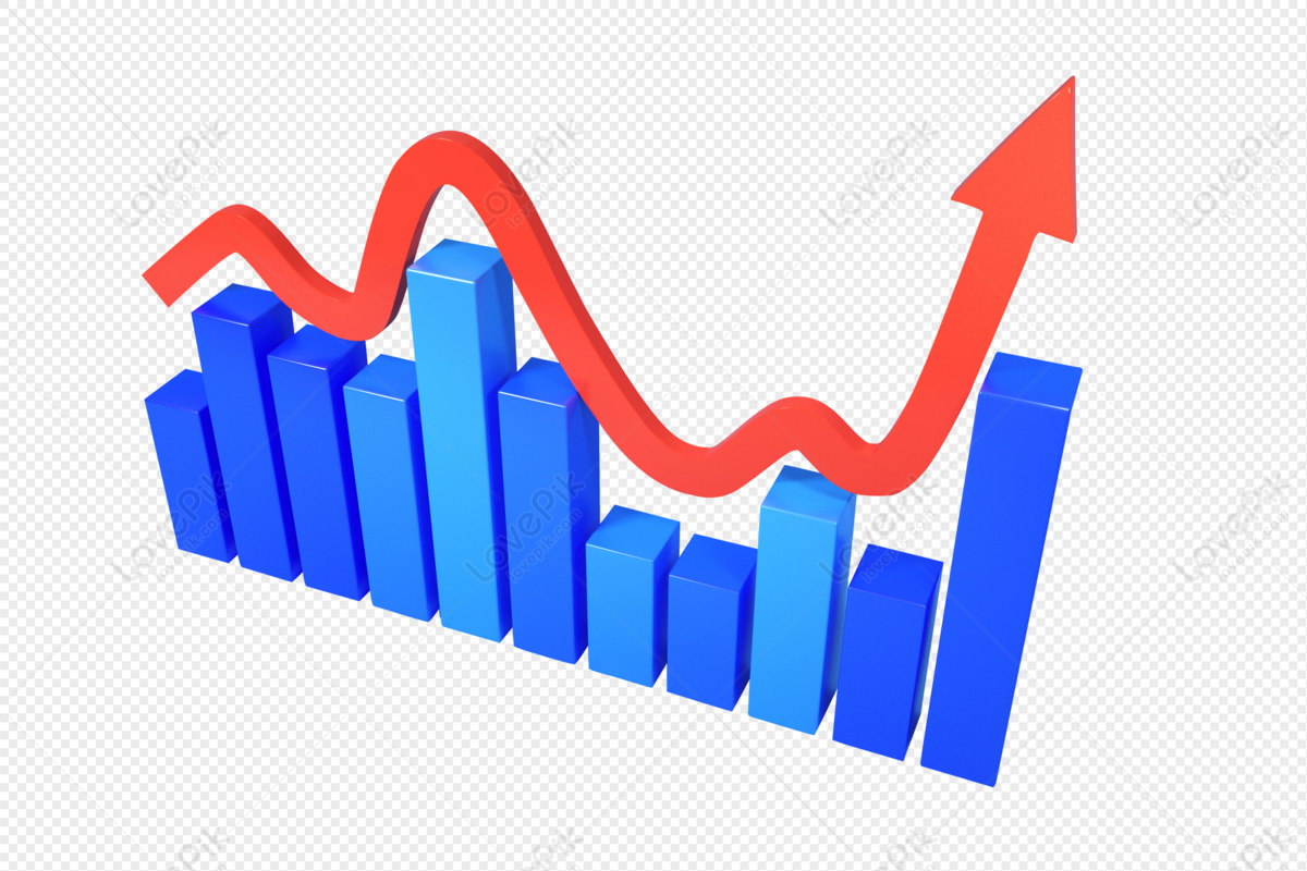 Data Fluctuation Trending Arrow Fluctuation PNG Image Free Download And Clipart Image For