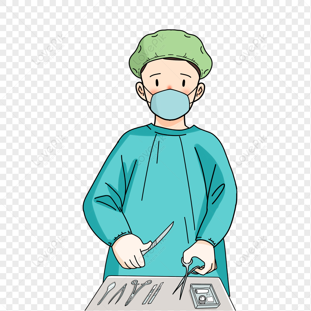 Doctor Sorting Out Instruments PNG Transparent And Clipart Image For ...