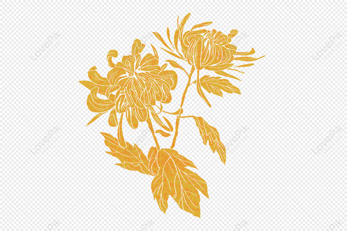 Gold Leaf PNG Transparent Images Free Download, Vector Files